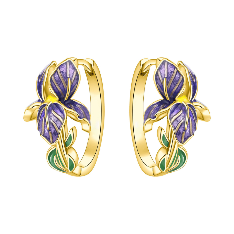 Διασυνοριακά Amazon Νέα Κοσμήματα Iris Σκουλαρίκια Εξειδικευμένα Ευέλικτα Υψηλής Ποιότητας Εξατομικευμένα Μενταγιόν Χονδρική