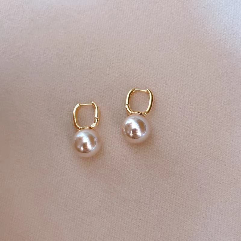 Απλά και Ευέλικτα Μοντέρνα Σκουλαρίκια με Ισχυρό Μαργαριτάρι για Γυναικεία, Δημοφιλή Σκουλαρίκια Στυλ, Προσβάσιμο Πολυτελές Σχεδιασμός Εξειδίκευσης, Σκουλαρίκια Υψηλής Ποιότητας