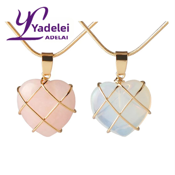 Ιαπωνικά και Κορεατικά Καλοκαιρινά Νέα Κορίτσια με Καρδιά και Κρύσταλλο σε Σκόνη, Οπάλιο, Εξειδικευμένες Εισαγωγές, Δώρο για την Κοπέλα, Barbie, Ίδιο Στυλ, Χαριτωμένο Κολιέ