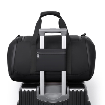 Új, vízálló, textúrázott, szabadidős utazótáska, nagy kapacitású, rövid távú üzleti utazási poggyász, üzleti ingázóknak való edzőtáska