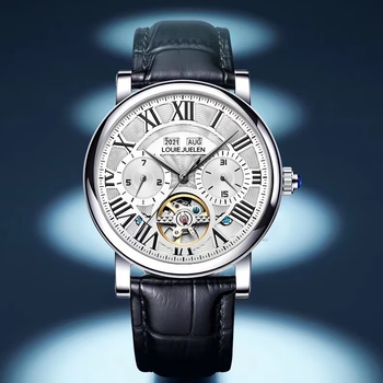 Louis Jueluni meeste uue mudeli turuletoomine. Aasta kalendri kalendri kuvamisega meeste mehaaniliste kellade tehase otsemüük.