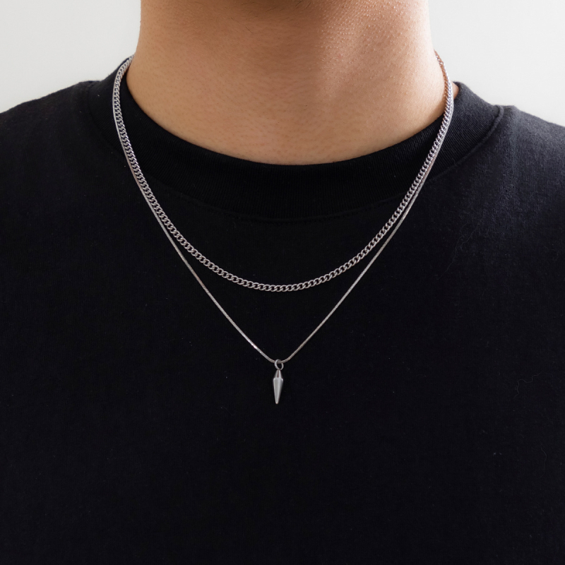 Preț 10 USD 3D stil clasic stil clasic stil clasic bijuterii pentru bărbați și femei stil hip-hop lanț lung pulover lanț claviculă lanț accesorii Preț 10 USD