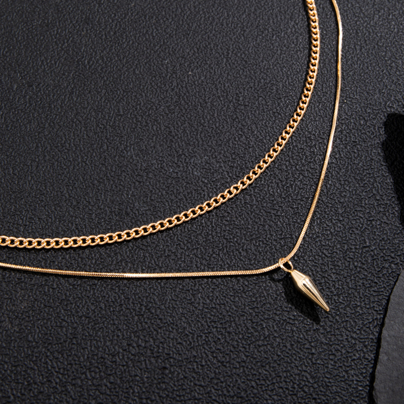 Preț 10 USD 3D stil clasic stil clasic stil clasic bijuterii pentru bărbați și femei stil hip-hop lanț lung pulover lanț claviculă lanț accesorii Preț 10 USD