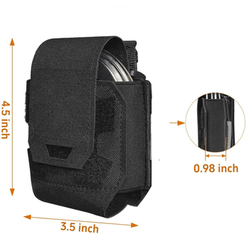 Melna rokas testa soma, ātri izvelkama taktiskā aksesuāru soma, apmācības taktiskā vestes josta, militārā ventilatora Molle roku dzelžu soma