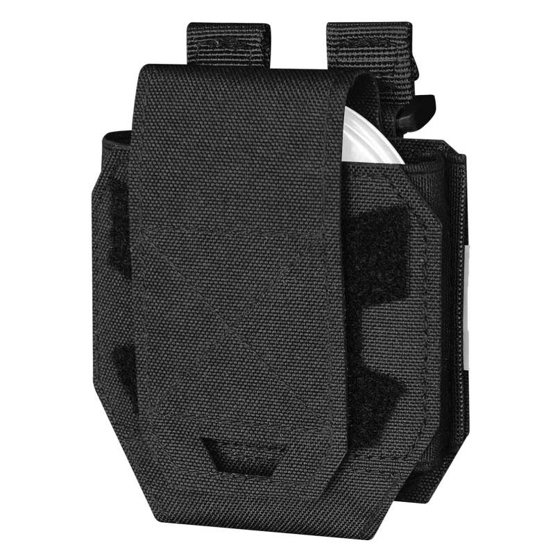 Melna rokas testa soma, ātri izvelkama taktiskā aksesuāru soma, apmācības taktiskā vestes josta, militārā ventilatora Molle roku dzelžu soma