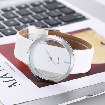 Διασυνοριακό νέο καυτό στυλ μοντέρνο διαφανές κοίλο ρολόι ζώνης χαλαζία ρολόι casual ευέλικτο ρολόι κατασκευαστής χονδρικής
