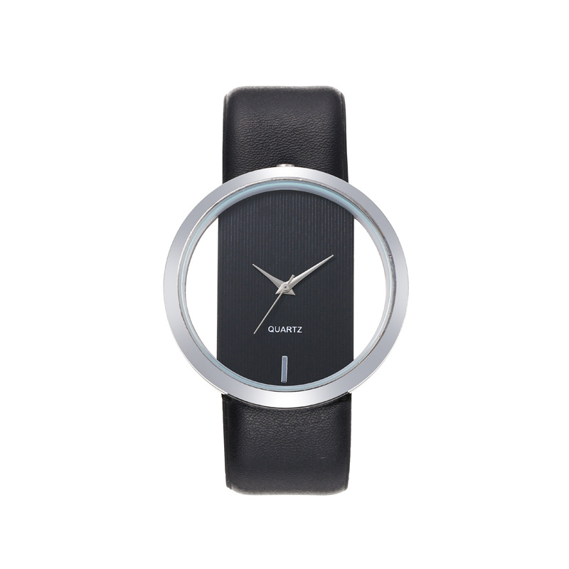 Ceas cu curea transparentă la modă, stil nou, cu curea goală, cuarț, casual, versatil, producător en-gros
