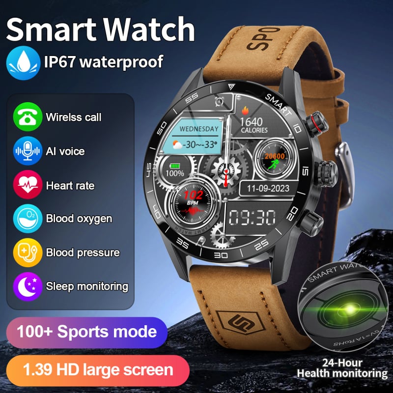 Külkereskedelmi, határokon átnyúló intelligens Bluetooth hívásóra, férfi semleges sportdivatos, viselhető karkötő, egészségügyi ajándékkészlet