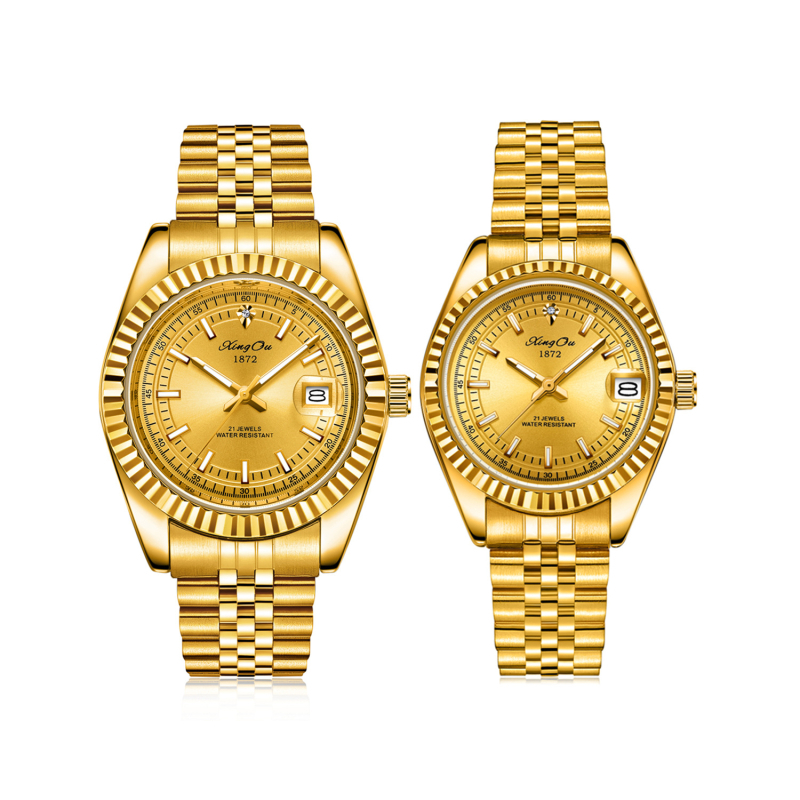 Κλασικά ανδρικά και γυναικεία ρολόγια Xingou, απλά και μοντέρνα αυτόματα μηχανικά ρολόγια για ζευγάρια, δημοφιλή μοντέλα εξωτερικού εμπορίου