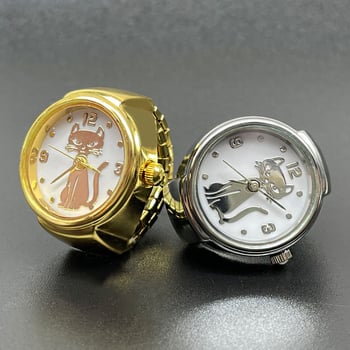 [Trgovina Ring Watch Factory] Najprodavaniji kreativni muški i ženski jednostavni satovi, prstenje i narukvice prekogranične e-trgovine koji mogu vidjeti vrijeme