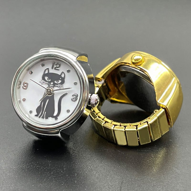 [Trgovina Ring Watch Factory] Najprodavaniji kreativni muški i ženski jednostavni satovi, prstenje i narukvice prekogranične e-trgovine koji mogu vidjeti vrijeme