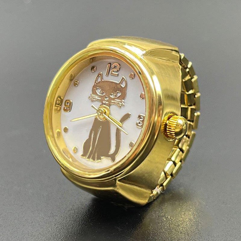 [Trgovina Ring Watch Factory] Najprodavaniji kreativni muški i ženski jednostavni satovi, prstenje i narukvice prekogranične e-trgovine koji mogu vidjeti vrijeme