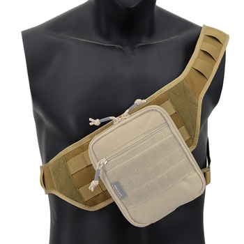 Διασυνοριακή τσάντα μεταφοράς αριστερού και δεξιού ώμου Amazon για τακτικό στήθος MOLLE, κρεμαστή πλατφόρμα, ιατρική τσάντα μεταφοράς τακτικής τσάντας