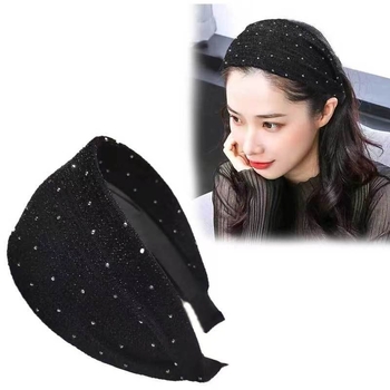 Stil francez simplu cu boruri largi, bandă de păr neagră, acoperire dulce, agrafe de păr albe, bandă de păr cu dinți, bandă de cap înaltă craniană, agrafe cu boruri largi