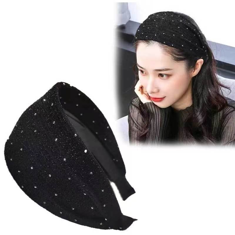 Stil francez simplu cu boruri largi, bandă de păr neagră, acoperire dulce, agrafe de păr albe, bandă de păr cu dinți, bandă de cap înaltă craniană, agrafe cu boruri largi