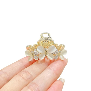 Κορεάτικο στυλ σούπερ νεράιδα πεταλούδα κλιπ μικρό μέγεθος πίσω κεφάλι μισό δέσιμο κλιπ μαλλιών κόμμωση υψηλής ποιότητας εξαιρετικό κλιπ καρχαρία πάνω κλιπ για γυναίκες