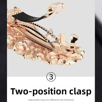 Juuksenõel Rhinestones Naiste Pea tagaküljel Ema Juuksekate Suur Moodne Kevadklamber Juukseaksessuaarid Pärl Ülaklamber Horisontaalne Klamber