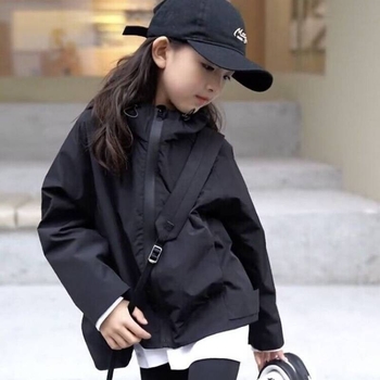 Παιδικά Ρούχα Κοριτσίστικα Παλτό Άνοιξη και Φθινόπωρο Νέα Άφιξη Μεγάλο Παιδικό Κοριτσίστικο Ρούχο για Κορίτσια Κορεάτικο Στυλ Μοντέρνο Μπλούζα με Κουκούλα