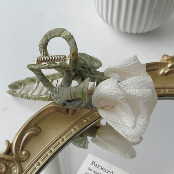 Mori Design Shark Clip Μεγάλο Υψηλής ποιότητας Sense Super Fairy Grab Clip Γυναικείο Καλοκαιρινό Κομψό Κομψό Φουρκέτα Πίσω μέρος Κεφαλής