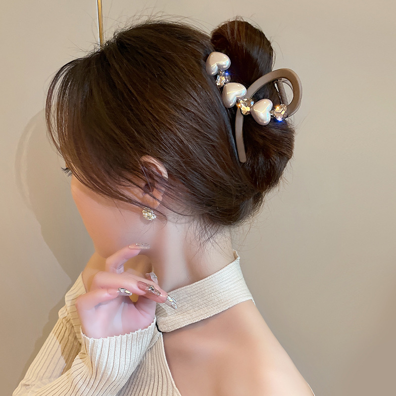 Internetikuulsuste keskmise suurusega juuksenõelad, naiste peanahast juuksenõel, vähem haarav klamber, täiustatud meelega pärlmutter, rhinestone, haiklambriga peakatted, juuste aksessuaarid