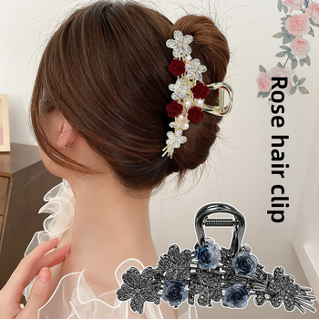 Romantilised superroosist juuksed, suured haikalakujulised klambrid, magusad ilujuuksed, mitmevärvilised, suured haarded, hulgimüügi juukseaksessuaarid