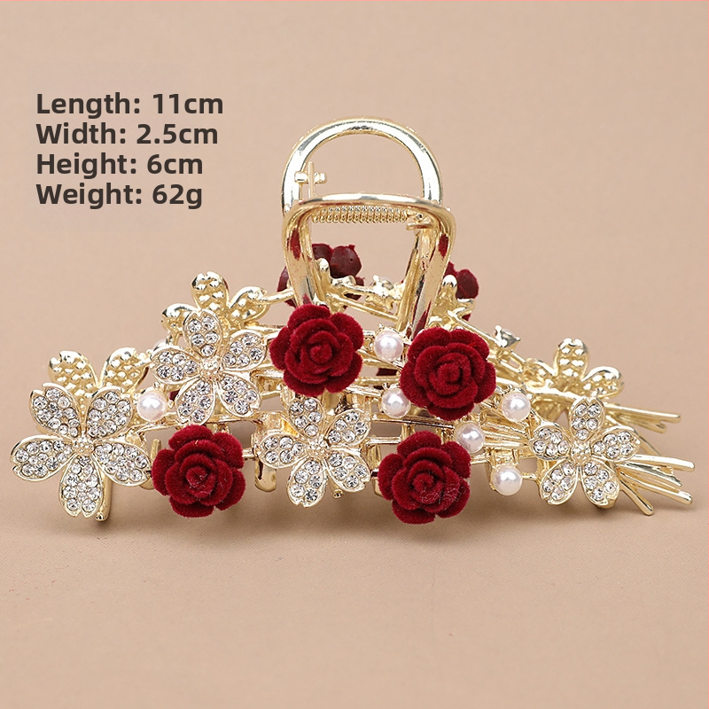 Romantilised superroosist juuksed, suured haikalakujulised klambrid, magusad ilujuuksed, mitmevärvilised, suured haarded, hulgimüügi juukseaksessuaarid