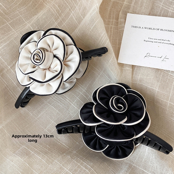 Γυναικείο καπέλο με κλιπ μαλλιών Shark σε στυλ Little Chanel, 2024, με απαλό κλιπ μαλλιών και κλιπ μαλλιών, προηγμένα αξεσουάρ μαλλιών