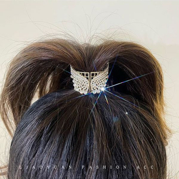 Μεταλλική φουρκέτα με ψηλή αλογοουρά, γυναικεία καλοκαιρινή φουρκέτα με κλιπ μαλλιών για το κεφάλι 2022, νέα κομμωτική με κλιπ μαλλιών υψηλής ποιότητας