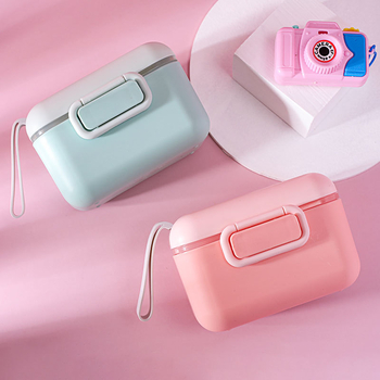 Sandėliavimo sandari kūdikių pieno miltelių kasetė Didelės talpos išeinančių ryžių makaronų sandarus puodas Nešiojama kūdikių ryžių miltelių kasetė