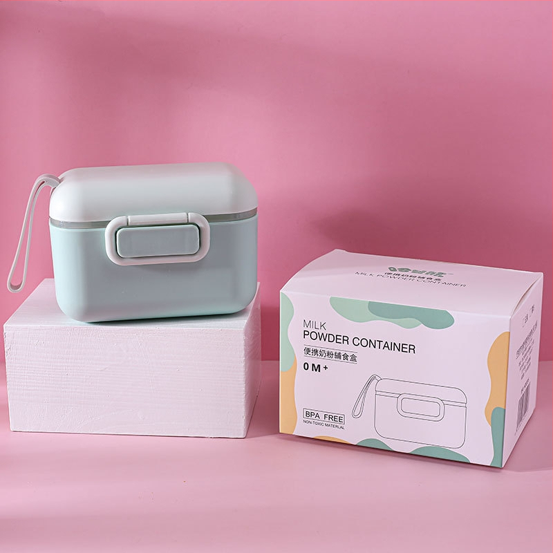 Sandėliavimo sandari kūdikių pieno miltelių kasetė Didelės talpos išeinančių ryžių makaronų sandarus puodas Nešiojama kūdikių ryžių miltelių kasetė