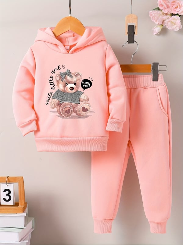 Piiriülene INS laste ja tüdrukute kevad- ja sügiskapuutsiga armas kutsikas kuuma tembeldamisega pikkade varrukatega toppüksid õhukesest sametist ülikonnast