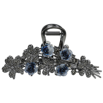 Ρομαντικό σούπερ τριαντάφυλλο με μεγάλα κλιπ καρχαρία για γλυκιά ομορφιά μαλλιών με μεγάλη λαβή, αξεσουάρ μαλλιών χονδρικής