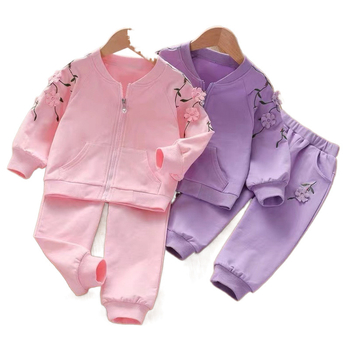 Κοριτσίστικο κοστούμι Άνοιξη 2023 Νέο Φθινοπωρινό Φόρεμα Δυτικού Στυλ Παιδικά Ρούχα Κορεάτικα Αθλητικά Άνοιξη και Φθινόπωρο Παιδικό Ντύσιμο Δύο Τεμαχίων