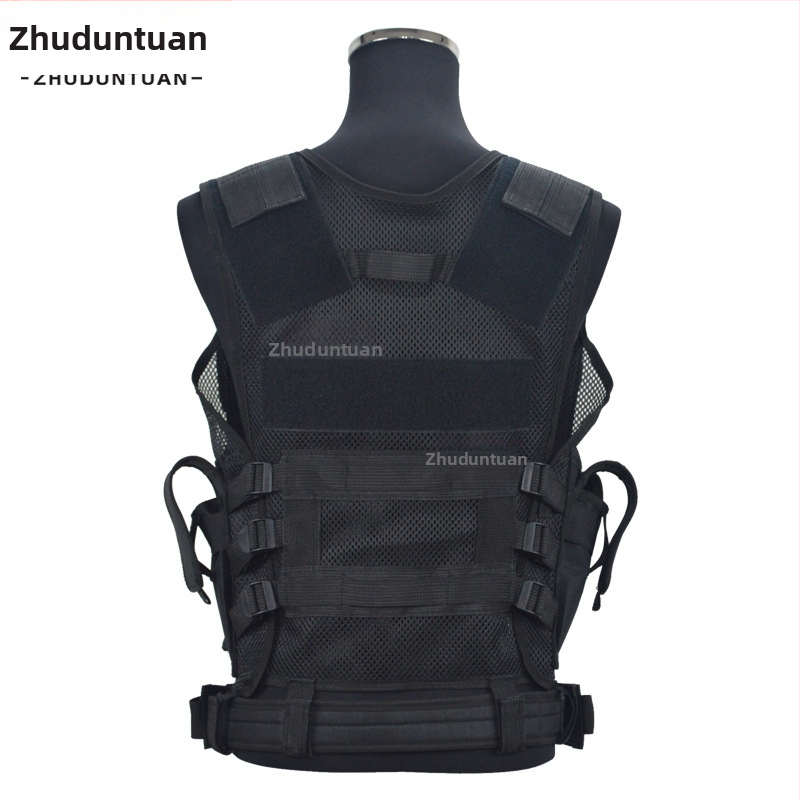 Cross-Border Popular 047 Taktická vesta Vesta zo sieťoviny Priedušná sieťovina Odolná voči opotrebovaniu Vonkajší tréning Ochranné vybavenie