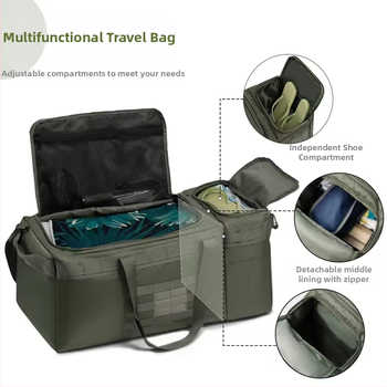 Cipőtartós utazótáska Nagy kapacitású beszállótáska Száraz és nedves elválasztású fitnesztáska Üzleti utazáshoz válltáska Utazótáska férfiaknak és nőknek