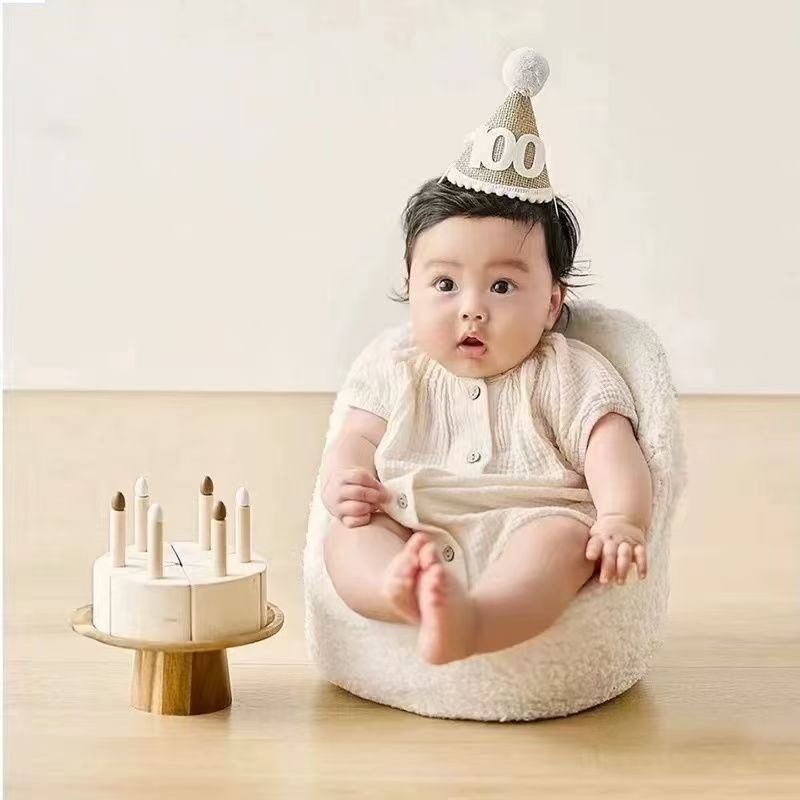Бебе Сто дни Фото Малък Диван Подпори Бебешки Фото Стол Новородено Фотография Спомагателни Диванни Възглавници Подпори