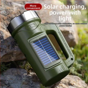 Εξωτερικός Φωτισμός Ισχυρού Φωτισμού Ηλιακός Φακός Satchel Εξαιρετικά Φωτεινός Οικιακός Επαναφορτιζόμενος Φωτιστικό Satchel Ανθρακωρύχου Εξωτερικός Αδιάβροχος