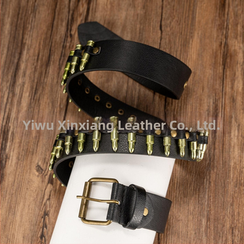 Διασυνοριακή ρετρό πλαστική ζώνη σφαίρας νέα ευρωπαϊκή και αμερικανική πανκ δερμάτινη ζώνη PU