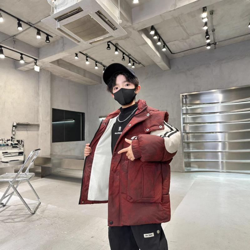 Jachetă pentru primăvara și toamna 2025, model nou pentru copii mai mari, îmbrăcăminte de toamnă pentru băieți și fete, geacă de vânt pentru copii, la modă, îngroșată și călduroasă