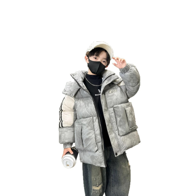 Jachetă pentru primăvara și toamna 2025, model nou pentru copii mai mari, îmbrăcăminte de toamnă pentru băieți și fete, geacă de vânt pentru copii, la modă, îngroșată și călduroasă