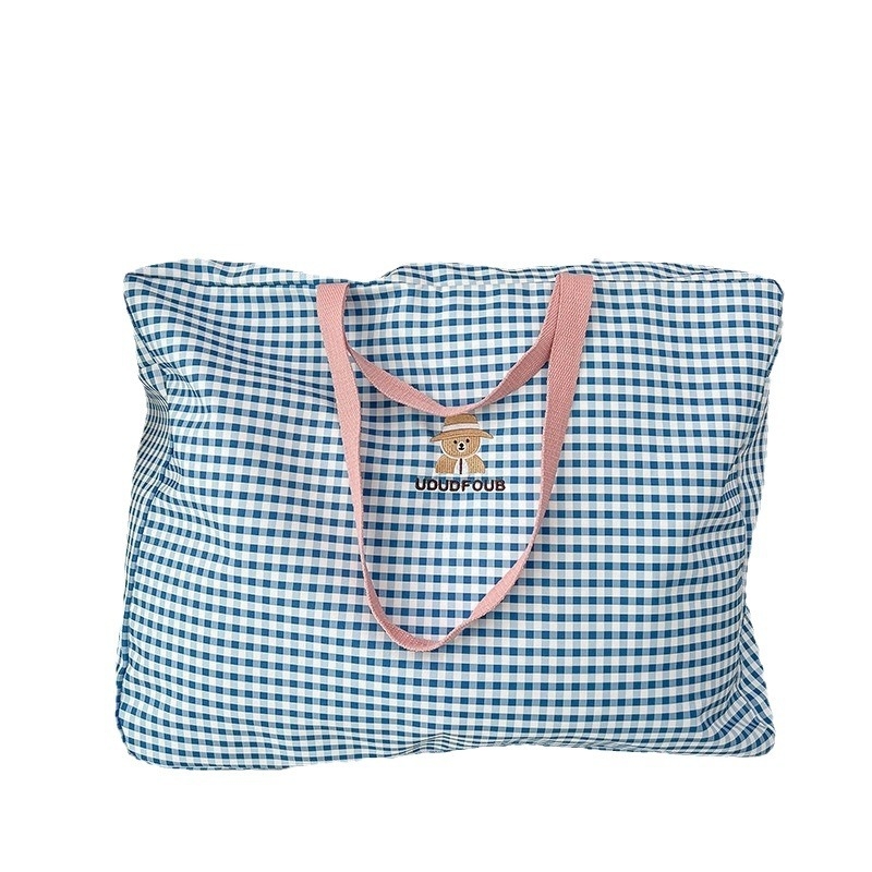 Coreeană Ins mare capacitate grădiniță lenjerie de pat geantă de depozitare student geantă de pilotă geantă de sortare haine sezoniere geantă