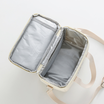 Nauja drobinė rankinė biuro darbuotojams su didelio talpumo „Baoma“ maisto ir pietų dėžutės maišeliu per petį.