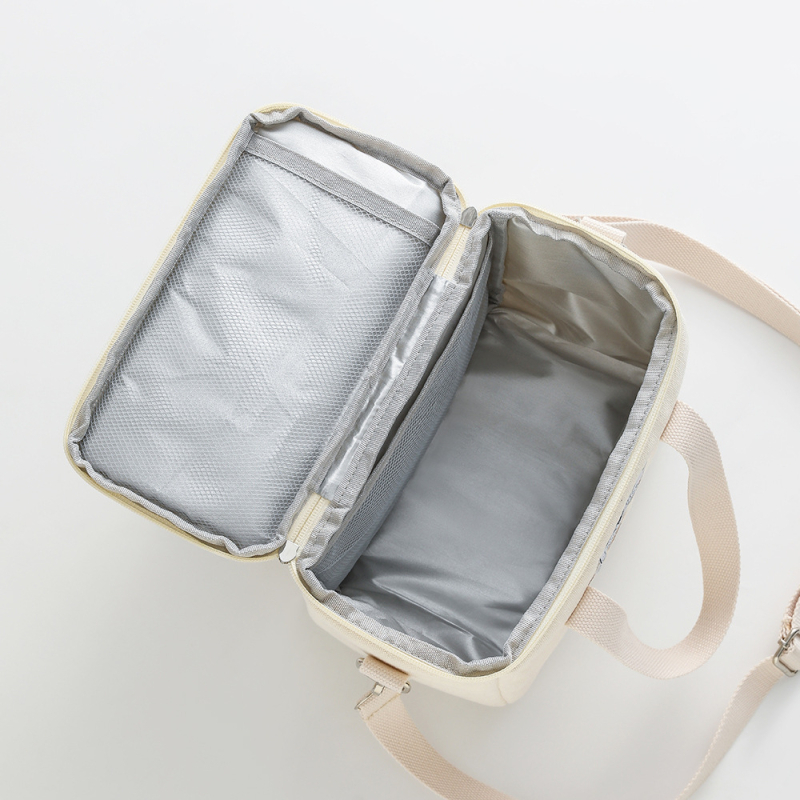 Nauja drobinė rankinė biuro darbuotojams su didelio talpumo „Baoma“ maisto ir pietų dėžutės maišeliu per petį.