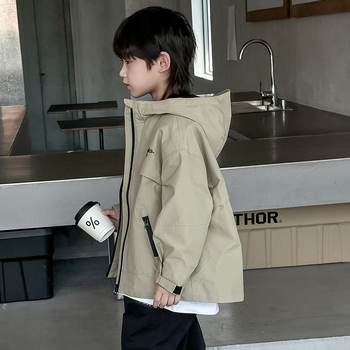 Παιδικά Ρούχα Φθινοπώρου 2025 Νέο Φθινοπωρινό Μπουφάν για Μεγάλα Αγόρια, Αποσπώμενο Αντιανεμικό, Μοντέρνα Μπλούζες για Άνοιξη και Φθινόπωρο για Αγόρια