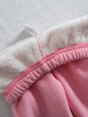 Παντελόνι 3 τεμαχίων από βελούδινο φλις μεταξωτό φλις για κορίτσια σε χρωματιστή εκτύπωση, σε 3 τεμάχια, για κορίτσια με διασυνοριακό ντύσιμο