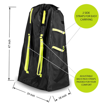 Τσάντα αποθήκευσης καροτσιού μωρού, τσάντα καροτσιού με άνοιγμα, πτυσσόμενη τσάντα αποθήκευσης καροτσιού