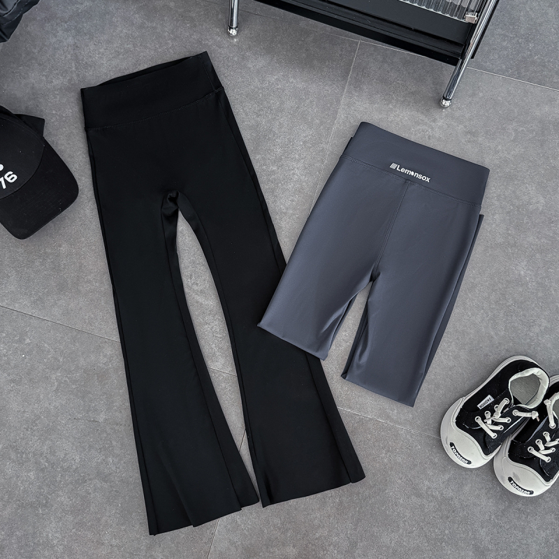 Kevad- ja sügisuued tüdrukute haipüksid Tüdrukute suurtele poistele Trendikad laienevad püksid Moodsad slitterpüksid Tüdrukute trendikad laiad püksid