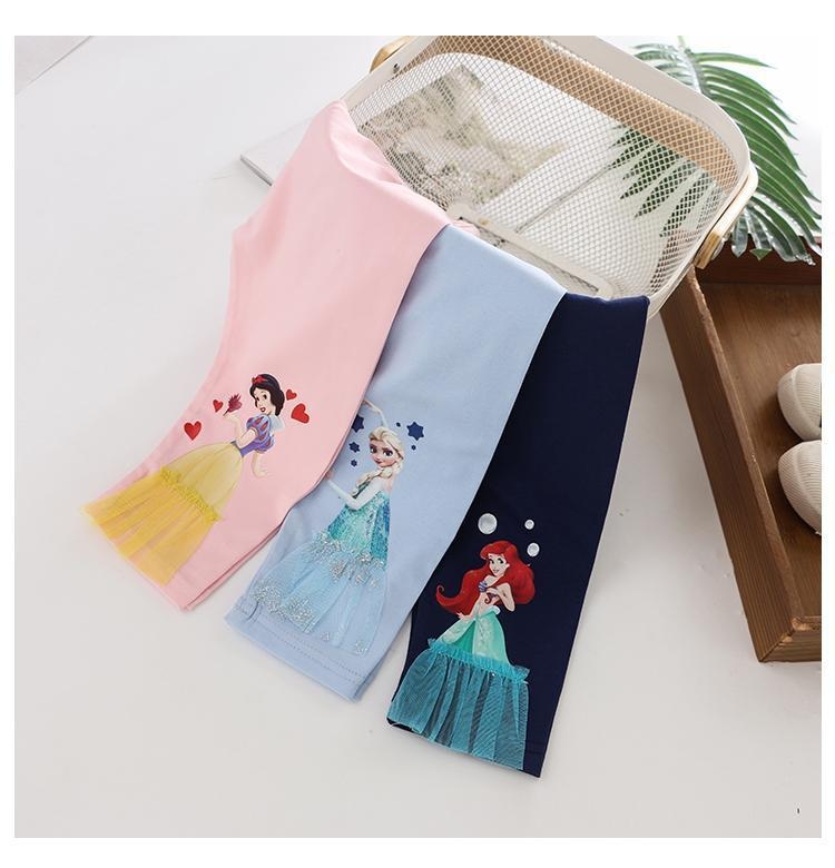 Παιδικά κολάν διασυνοριακής εφαρμογής, μοντέρνα, δυτικού στιλ, παντελόνια πριγκίπισσας για κορίτσια, για την άνοιξη και το φθινόπωρο.