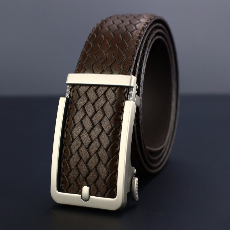 Curea ușoară de lux pentru bărbați, nouă, de înaltă calitate, din piele de vacă, asortată, în carouri, clasică, casual, reală