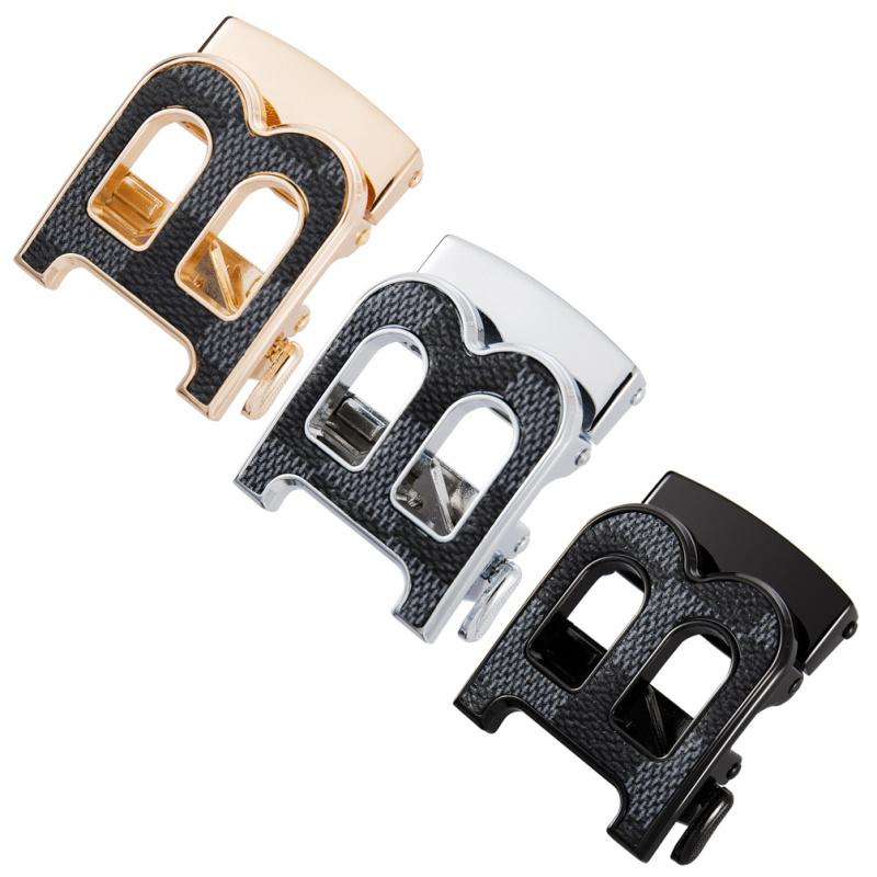 Vairumtirdzniecības biznesa jostas pozīcija Pieci cinka sakausējuma automātiskās sprādzes plāksteris Vīriešu jostas sprādze C25045